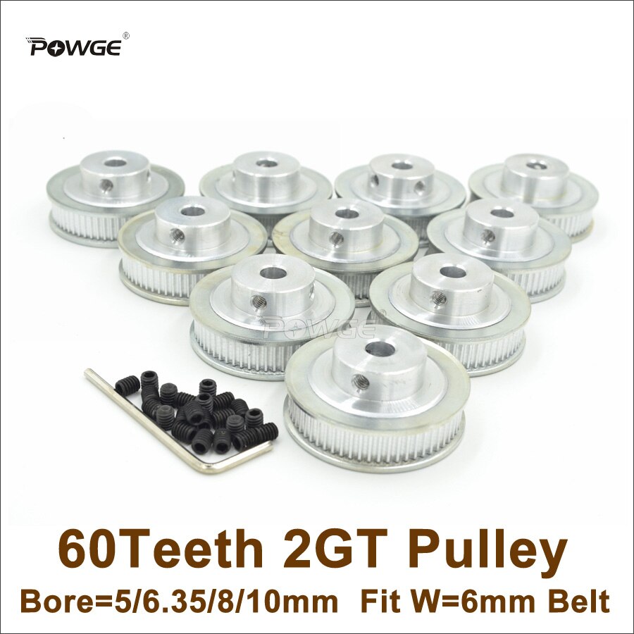 POWGE-50pcs 60 Teeth 2GT Ÿ̹ Ǯ  5-12mm ..